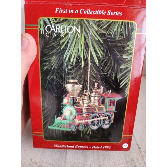 Carlton Cards Wonderland Express 1996 train ornament Xmas - Picture 9 of 9